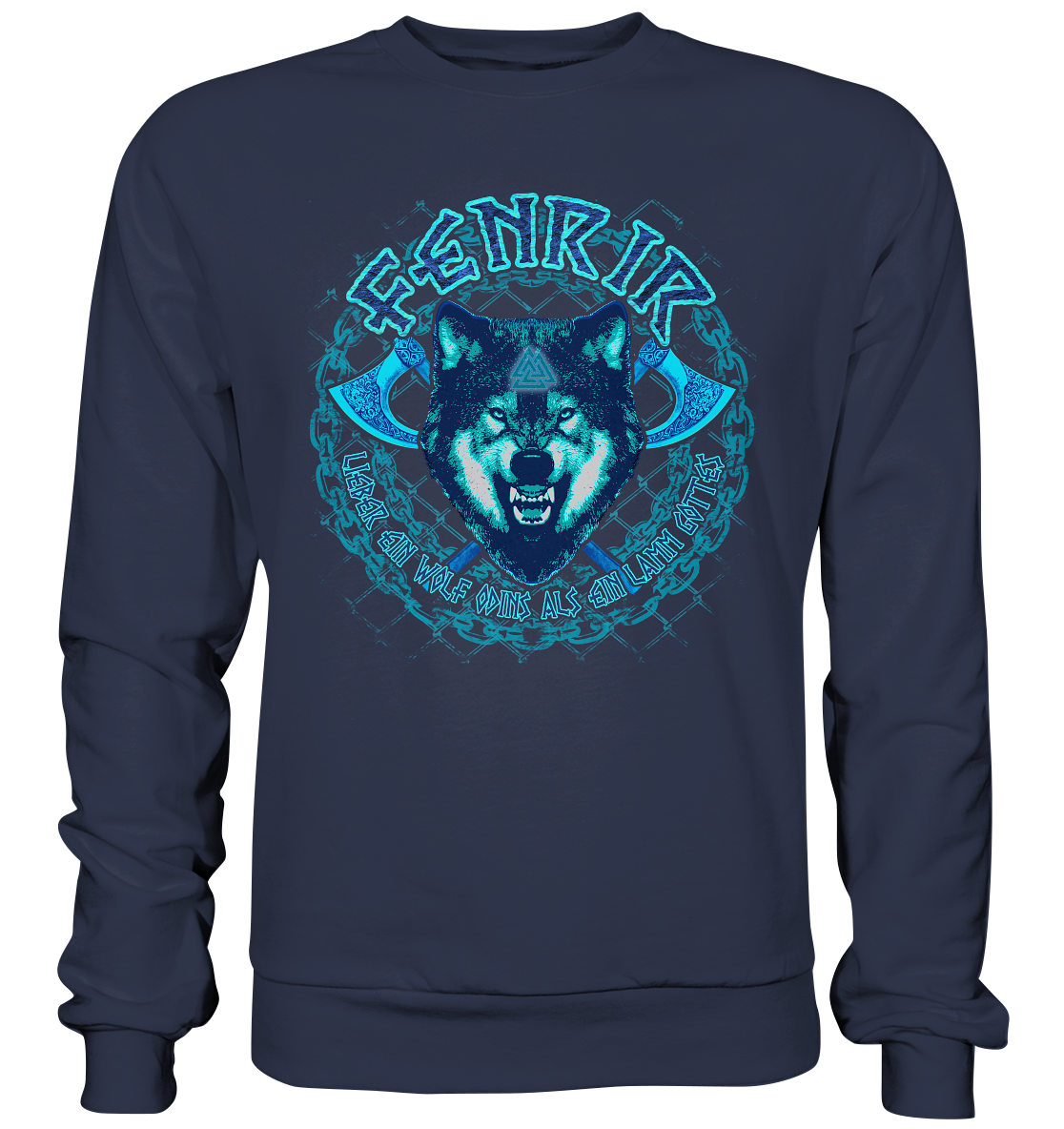 Fenrir Wolf - Premium Sweatshirt