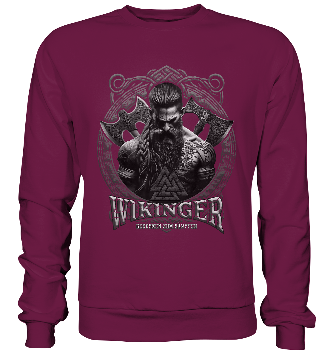 Wikinger Geboren Zum Kämpfen - Premium Sweatshirt