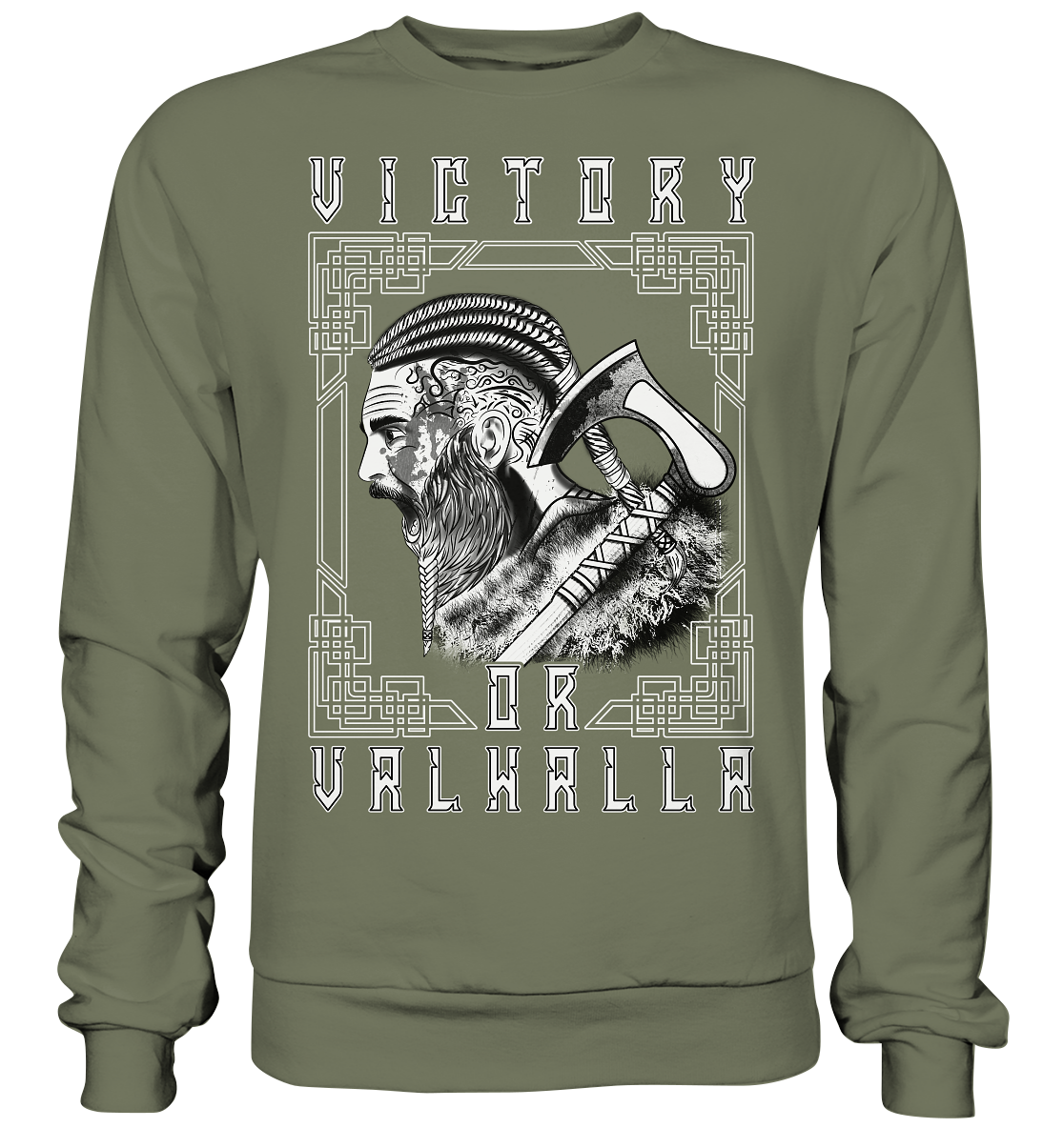 Wikinger Victory or Valhalla - Premium Sweatshirt