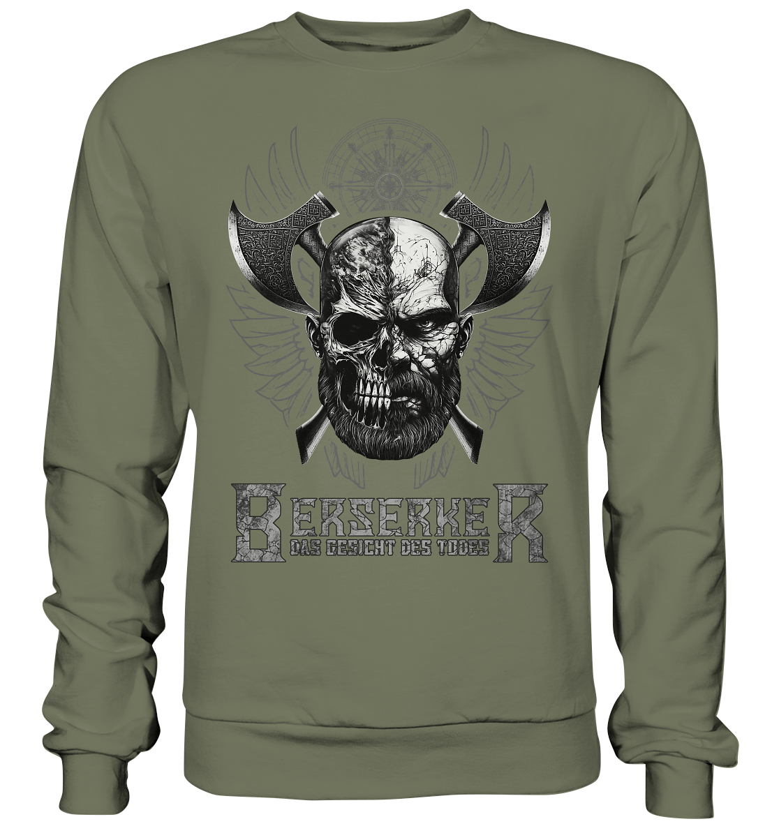 Berserker Gesicht Des Todes  - Premium Sweatshirt