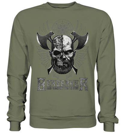 Berserker Gesicht Des Todes  - Premium Sweatshirt