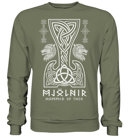 Mjölnir Hammer of Thor  - Premium Sweatshirt