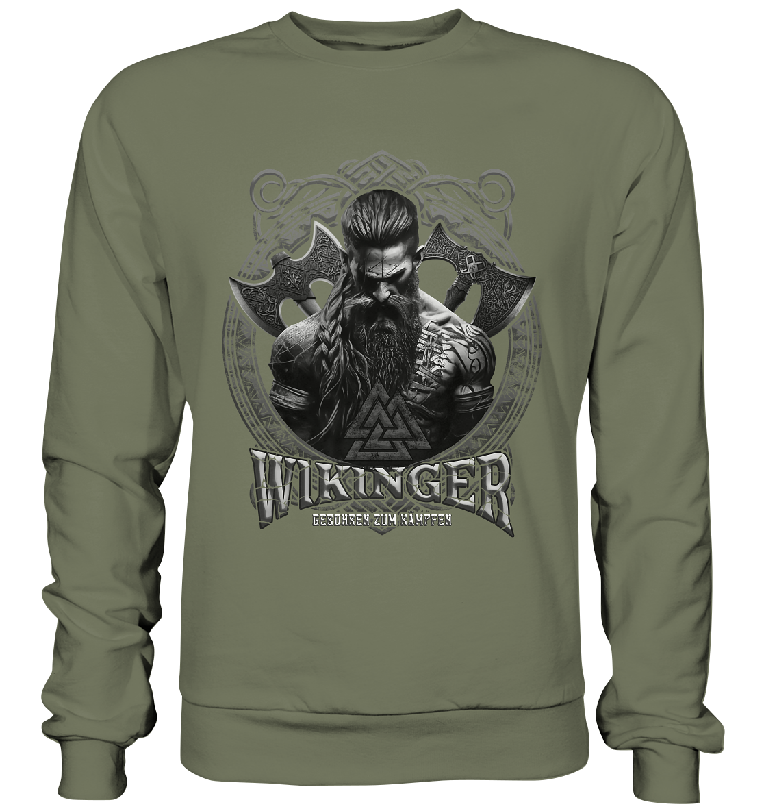 Wikinger Geboren Zum Kämpfen - Premium Sweatshirt