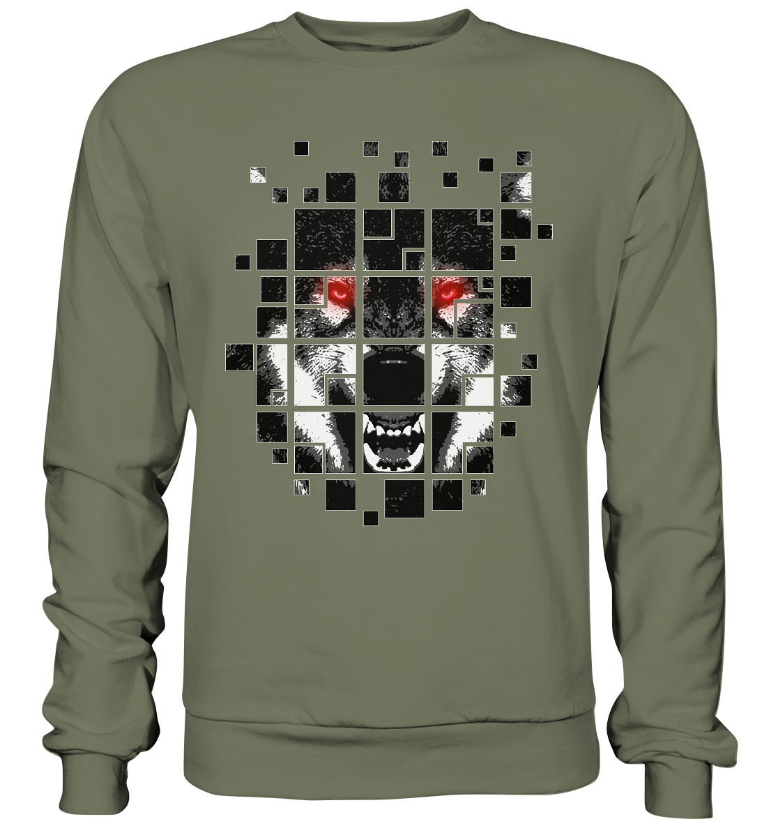 Fenrir Distorted - Premium Sweatshirt