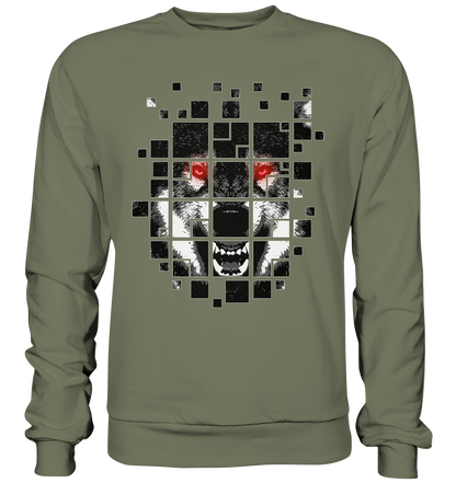 Fenrir Distorted - Premium Sweatshirt