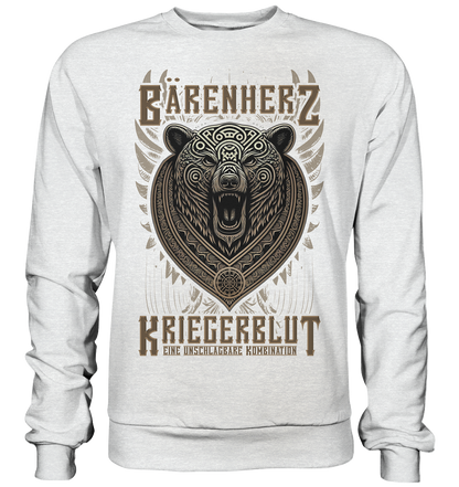 Bärenherz Kriegerblut - Premium Sweatshirt