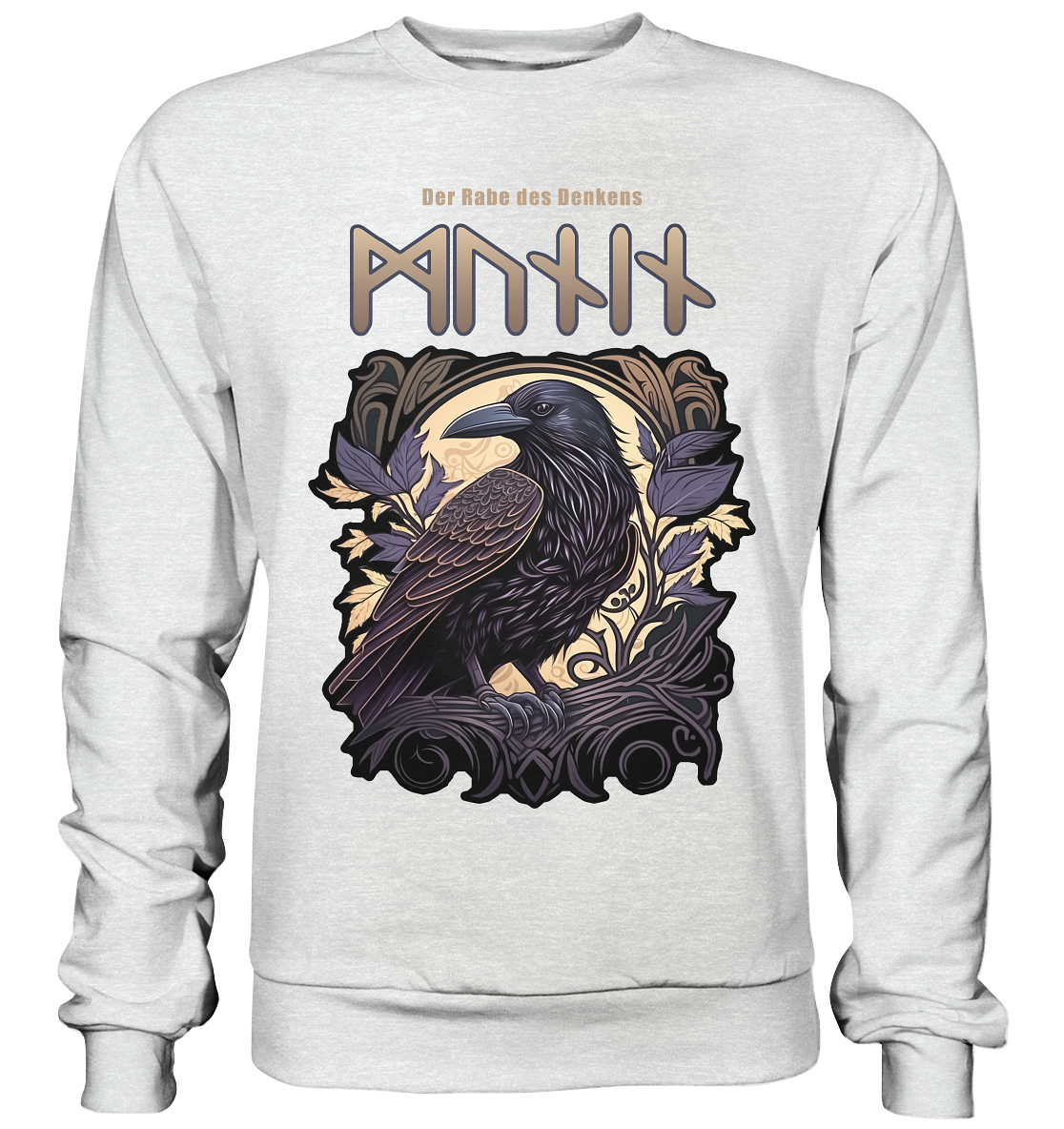 Munin Der Rabe Des Denkes - Premium Sweatshirt