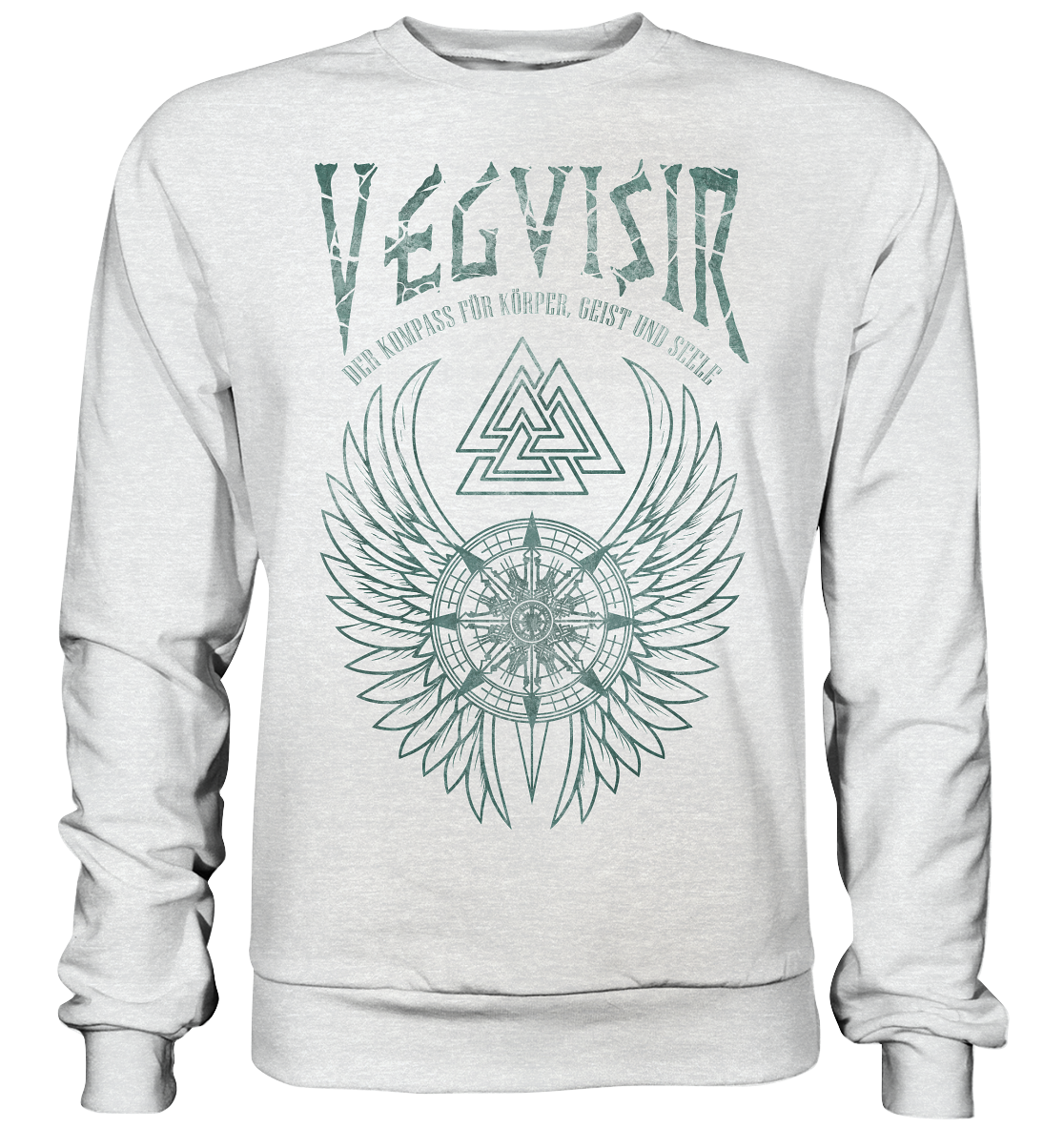 Vegvisir Der Kompass Für Körper, Geist und Seele - Premium Sweatshirt