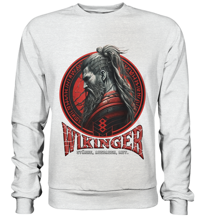 Wikinger Stärke Ausdauer Mut - Premium Sweatshirt