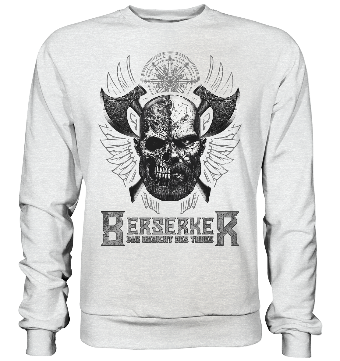 Berserker Gesicht Des Todes  - Premium Sweatshirt