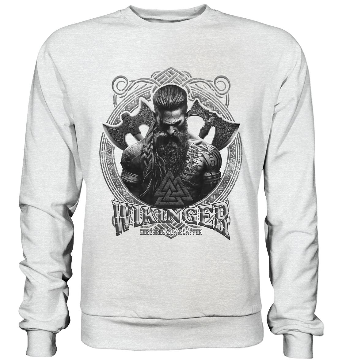 Wikinger Geboren Zum Kämpfen - Premium Sweatshirt