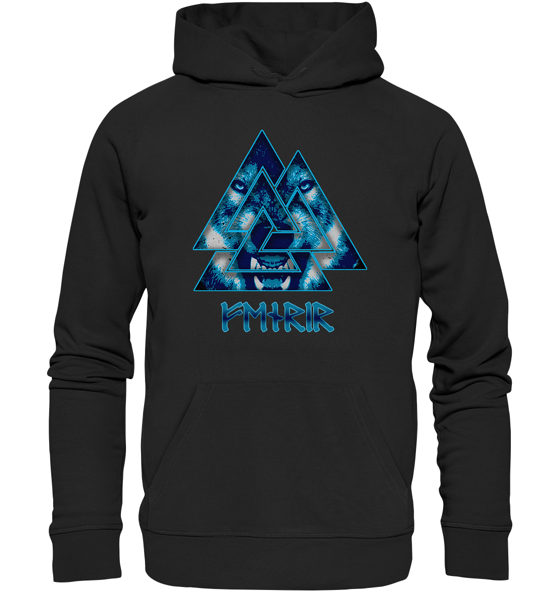 Fenrir Wolf Walknut - Premium Unisex Hoodie