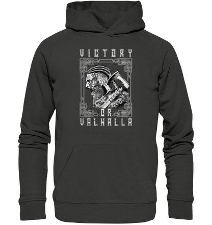 Wikinger Victory or Valhalla  - Premium Unisex Hoodie