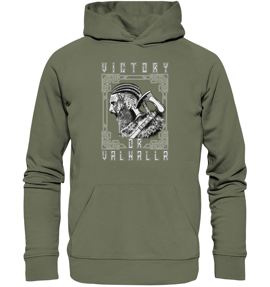 Wikinger Victory or Valhalla  - Premium Unisex Hoodie