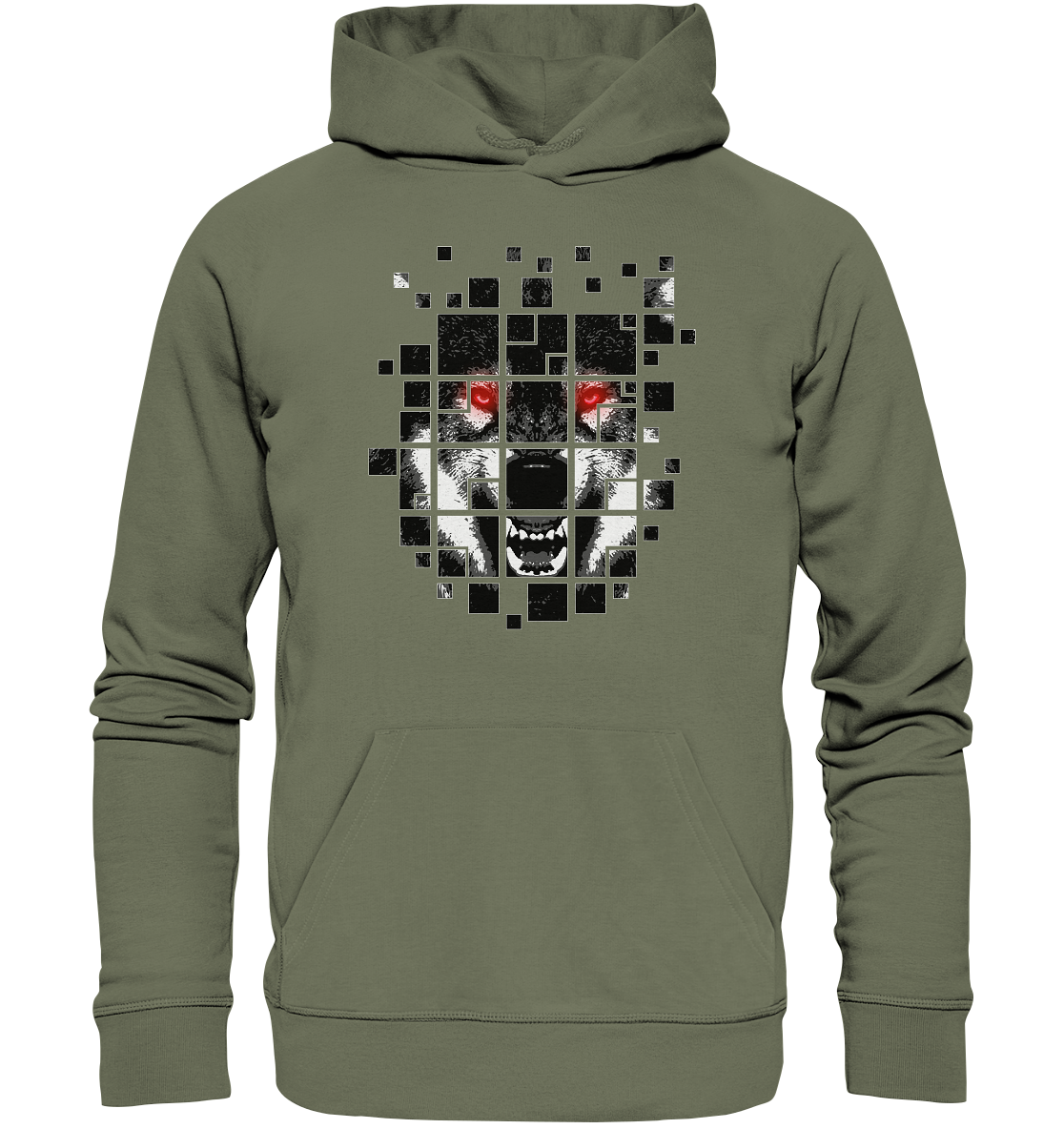 Fenrir Distorted - Premium Unisex Hoodie